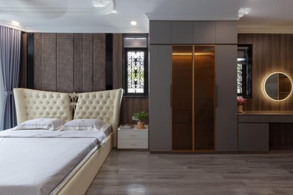 Ps Interior Design Nhà Phố Sở Hữu Không Gian Nội Thất Tối Giản 13 Công trình thực tế ứng dụng vật liệu Gỗ An Cường được thiết kế & thi công bởi PS Interior Design