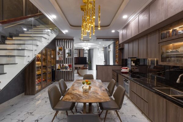 Ps Interior Design Nhà Phố Sở Hữu Không Gian Nội Thất Tối Giản 6 Công trình thực tế ứng dụng vật liệu Gỗ An Cường được thiết kế & thi công bởi PS Interior Design