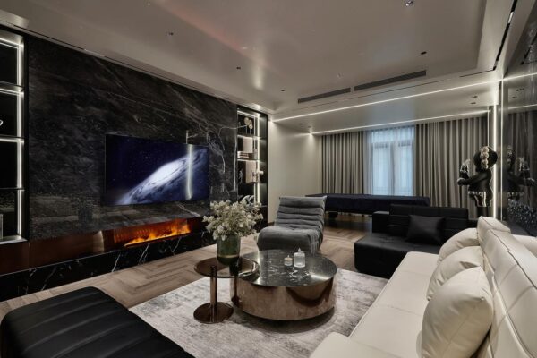 Nhà Phố Tone Màu Tối 9design Hiện Đại 5 Công trình thực tế ứng dụng vật liệu Gỗ An Cường được thiết kế & thi công bởi 9Design