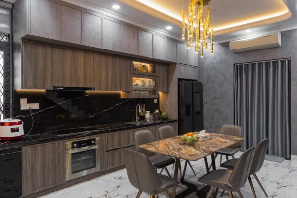 Ps Interior Design Nhà Phố Sở Hữu Không Gian Nội Thất Tối Giản 7 Công trình thực tế ứng dụng vật liệu Gỗ An Cường được thiết kế & thi công bởi PS Interior Design