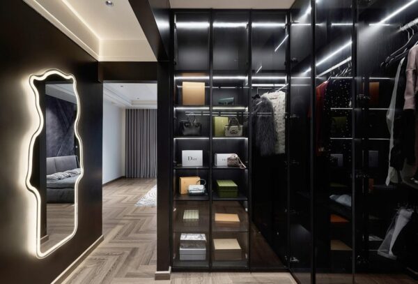 Nhà Phố Tone Màu Tối 9design Hiện Đại 9 Công trình thực tế ứng dụng vật liệu Gỗ An Cường được thiết kế & thi công bởi 9Design