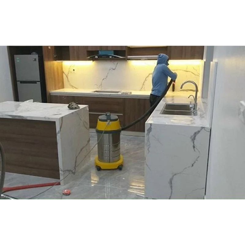 Ảnh đá bàn bếp Trắng tia sét Ảnh đá bàn bếp Trắng tia sét