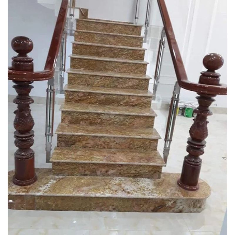 Đá cầu thang bộ vàng hoàng gia Đá cầu thang bộ vàng hoàng gia