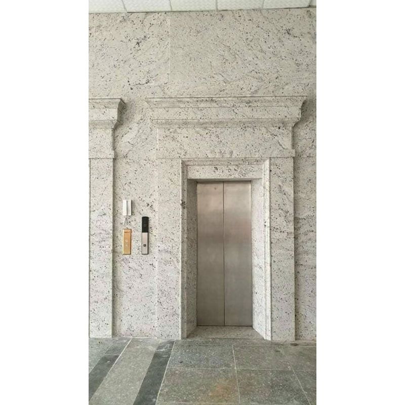 Đá ốp thang máy color white Đá ốp thang máy color white