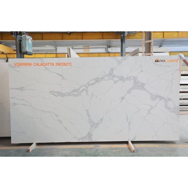 Đá thạch anh nhân tạo VinaQuartz – VQ8099W Đá thạch anh nhân tạo VinaQuartz – VQ8099W
