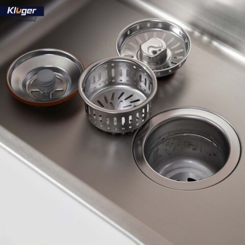 Chậu rửa bát 1 hố Kluger KF8121B-S75 4 Ảnh chậu rửa bát 1 hố Kluger KF8121B-S75