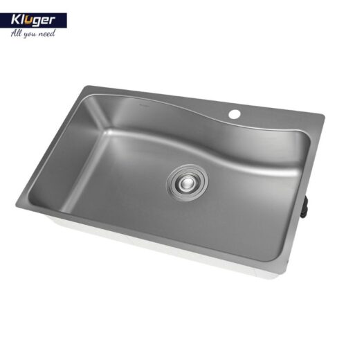 Chậu rửa bát 1 hố Kluger KF8131FS-S80 4 Ảnh chậu rửa bát 1 hố Kluger KF8131FS-S80