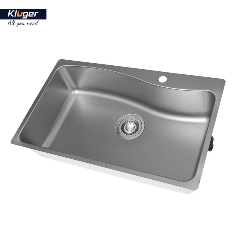 Ảnh chậu rửa bát 1 hố Kluger KF8131FS-S80 Ảnh chậu rửa bát 1 hố Kluger KF8131FS-S80