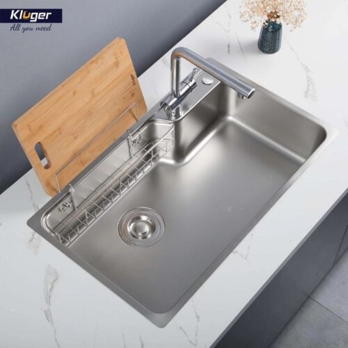 Chậu rửa bát 1 hố Kluger KF8171FS-S80 4 Ảnh chậu rửa bát 1 hố Kluger KF8171FS-S80