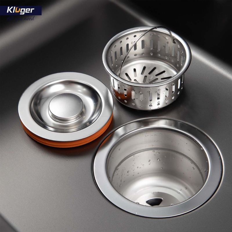 Ảnh chậu rửa bát 1 hố Kluger KU8121B-S68 Ảnh chậu rửa bát 1 hố Kluger KU8121B-S68