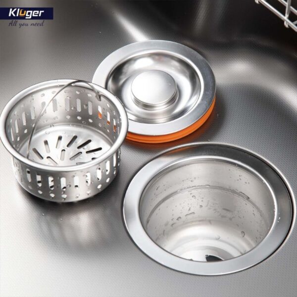 Ảnh chậu rửa bát 1 hố Kluger  KW8151FB-S80 Ảnh chậu rửa bát 1 hố Kluger KW8151FB-S80