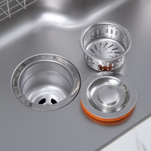 Chậu rửa bát 1 hố Kluger KW8151FS-S80 4 Ảnh chậu rửa bát 1 hố Kluger KW8151FS-S80