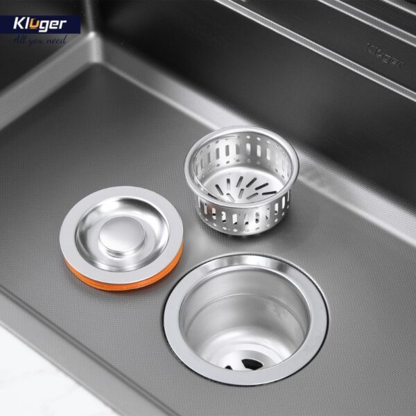 Ảnh chậu rửa bát 1 hố Kluger KWF8161FB-S76 Ảnh chậu rửa bát 1 hố Kluger KWF8161FB-S76
