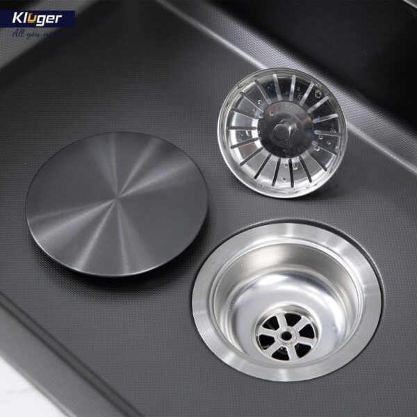Ảnh chậu rửa bát 1 hố Kluger KWF8161FB-S76W Ảnh chậu rửa bát 1 hố Kluger KWF8161FB-S76W