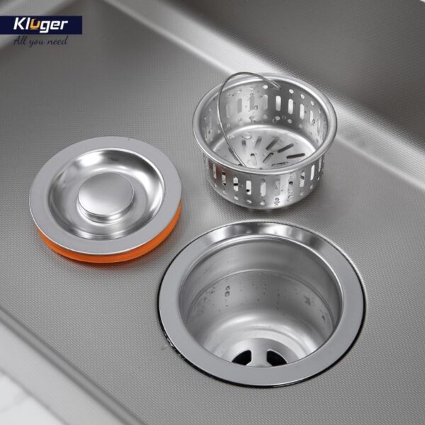 Ảnh chậu rửa bát 1 hố Kluger KWF8161FS-S76 Ảnh chậu rửa bát 1 hố Kluger KWF8161FS-S76