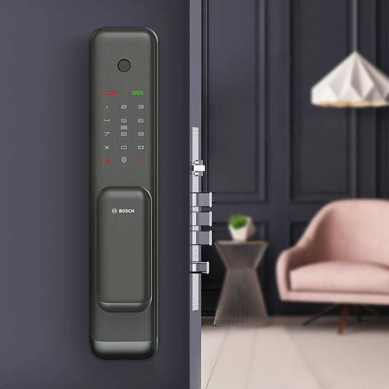 Ảnh khóa cửa vân tay Bosch EL500 EU Gray Ảnh khóa cửa vân tay Bosch EL500 EU Gray