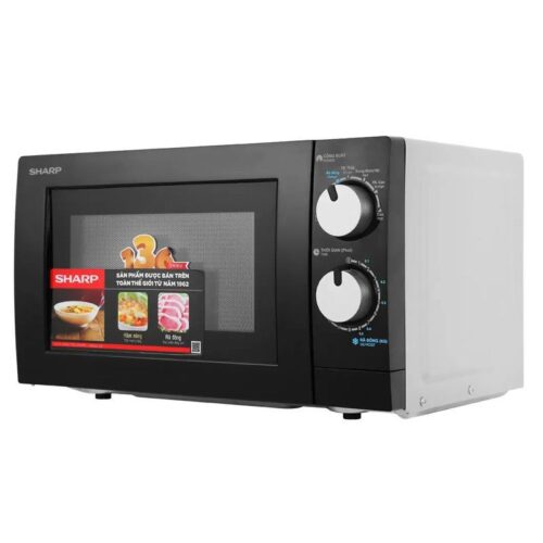 Lò vi sóng mini 20L Sharp R-208VN-WS 3 Ảnh lò vi sóng mini 20L Sharp R-208VN-WS