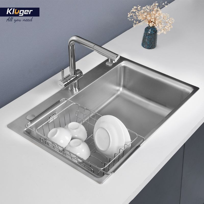 Ảnh chậu rửa bát 1 hố Kluger KF8121S-S75 Ảnh chậu rửa bát 1 hố Kluger KF8121S-S75