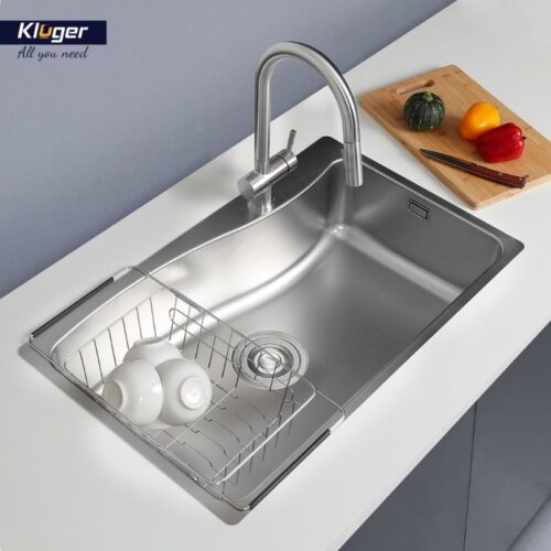 Chậu rửa bát 1 hố Kluger KF8131FS-S80 3 Ảnh chậu rửa bát 1 hố Kluger KF8131FS-S80