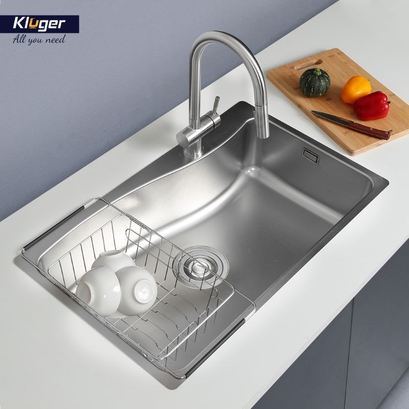 Ảnh chậu rửa bát 1 hố Kluger KF8131FS-S80 Ảnh chậu rửa bát 1 hố Kluger KF8131FS-S80