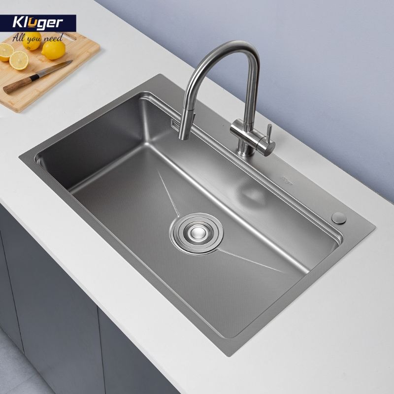 Ảnh chậu rửa bát 1 hố Kluger KW8181FS-S81 Ảnh chậu rửa bát 1 hố Kluger KW8181FS-S81