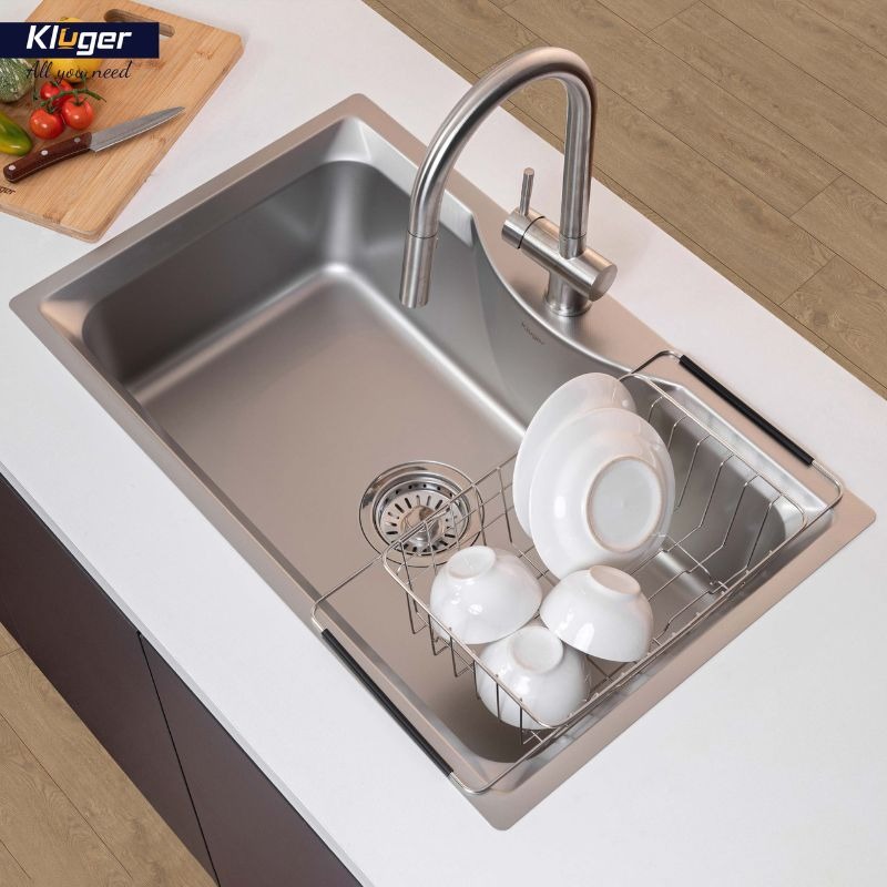 Ảnh chậu rửa bát 1 hố Kluger KW8191FS-S79 Ảnh chậu rửa bát 1 hố Kluger KW8191FS-S79