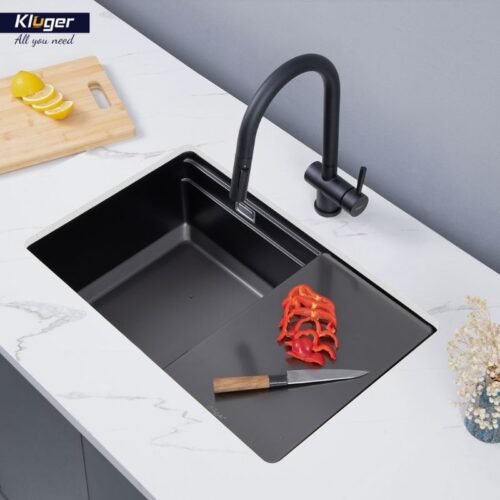 Chậu rửa bát 1 hố Kluger KWU8161FB-S70 3 Ảnh chậu rửa bát 1 hố Kluger KWU8161FB-S70