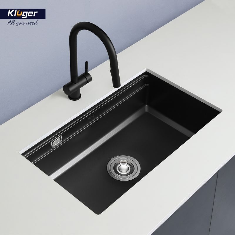 Ảnh chậu rửa bát 1 hố Kluger KWU8161FB-S76 Ảnh chậu rửa bát 1 hố Kluger KWU8161FB-S76