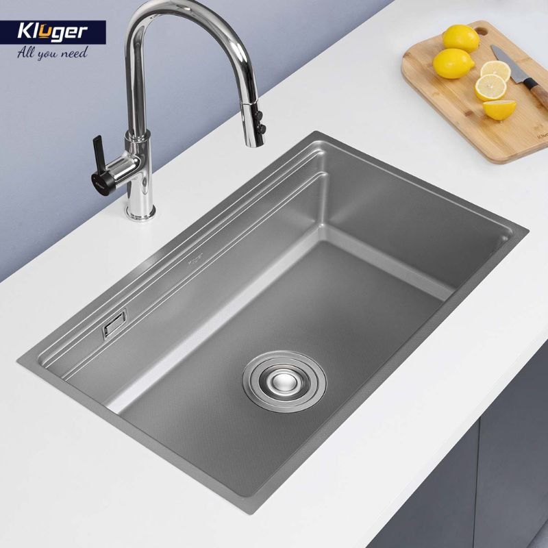 Ảnh chậu rửa bát 1 hố Kluger KWU8161FS-S76 Ảnh chậu rửa bát 1 hố Kluger KWU8161FS-S76
