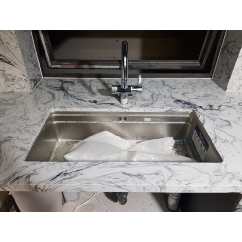 Đá nhân tạo Vicostone White Fusion BQ8825 4 anh thuc te da nhan tao vicostone white fusion bq8825 1