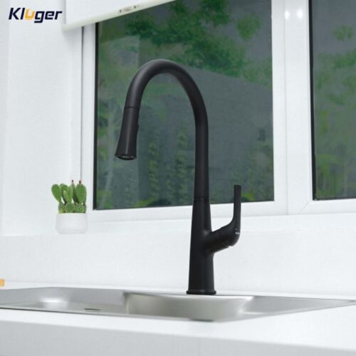 Vòi rửa bát nóng lạnh Kluger KLF0002B có dây rút 4 Ảnh vòi rửa bát nóng lạnh Kluger KLF0002B có dây rút