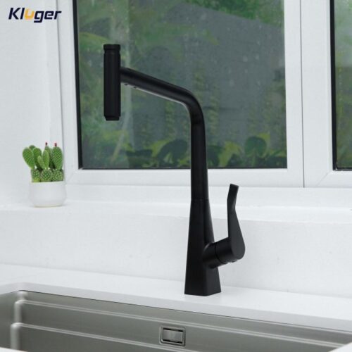 Vòi rửa bát nóng lạnh Kluger KLF0016B có dây rút 4 Ảnh vòi rửa bát nóng lạnh Kluger KLF0016B có dây rút