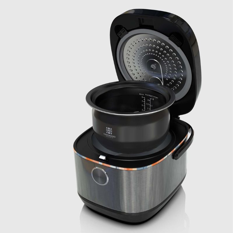 Bên trong nồi cơm điện 1.5L Hawonkoo RCH-150-BA Bên trong nồi cơm điện 1.5L Hawonkoo RCH-150-BA