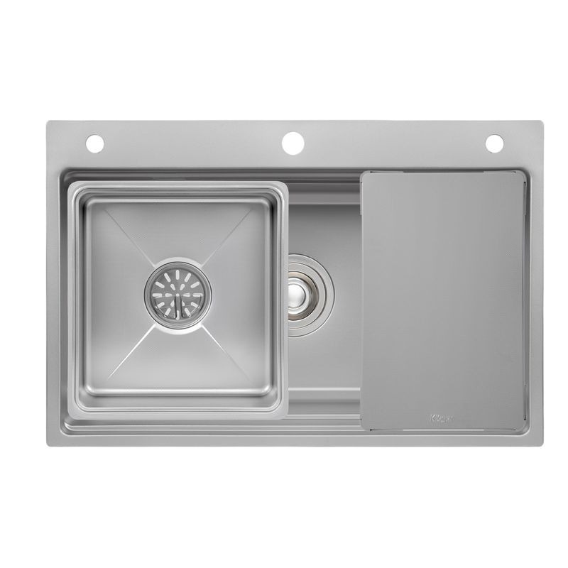 Chậu rửa bát 1 hố Kluger KWF8161FS-S76 Plus Chậu rửa bát 1 hố Kluger KWF8161FS-S76 Plus