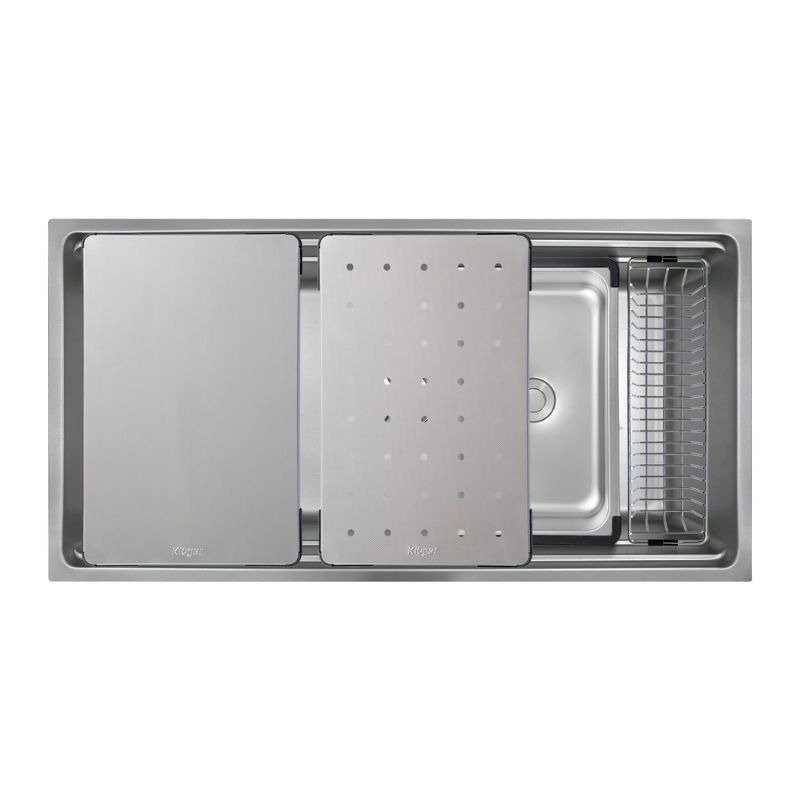 Chậu rửa bát 1 hố Kluger KWU8161FS-S86 Plus Chậu rửa bát 1 hố Kluger KWU8161FS-S86 Plus