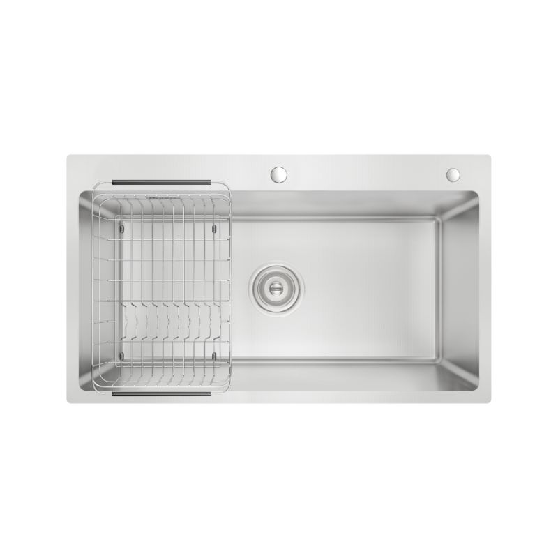 Chậu rửa bát inox 1 hố Konox KN8248SO Dekor Chậu rửa bát inox 1 hố Konox KN8248SO Dekor