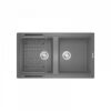Chậu rửa bát Konox Granite Sink Phoenix Smart 860 Grey 1 Chậu rửa bát Konox Granite Sink Phoenix Smart 860 Grey