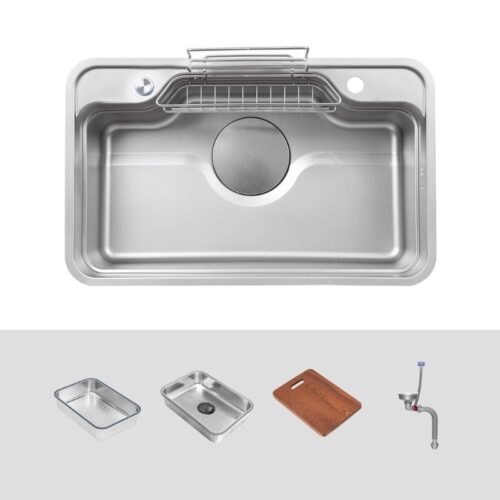 Chậu rửa bát 1 hố Kluger KF7848FS-S78 Plus 3 Chi tiết chậu rửa bát 1 hố Kluger KF7848FS-S78 Plus