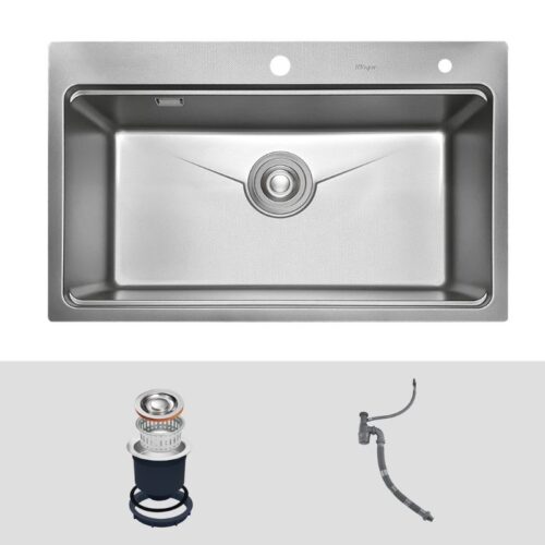 Chậu rửa bát 1 hố Kluger KW8181FS-S81 4 Chi tiết chậu rửa bát 1 hố Kluger KW8181FS-S81