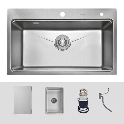 Chậu rửa bát 1 hố Kluger KW8181FS-S81 Plus 4 Chi tiết chậu rửa bát 1 hố Kluger KW8181FS-S81 Plus