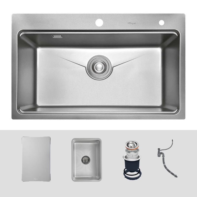Chi tiết chậu rửa bát 1 hố Kluger KW8181FS-S81 Plus Chi tiết chậu rửa bát 1 hố Kluger KW8181FS-S81 Plus