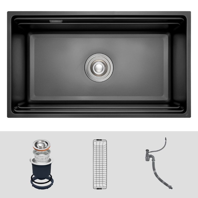 Chi tiết chậu rửa bát 1 hố Kluger KWU8161FB-S76 Chi tiết chậu rửa bát 1 hố Kluger KWU8161FB-S76
