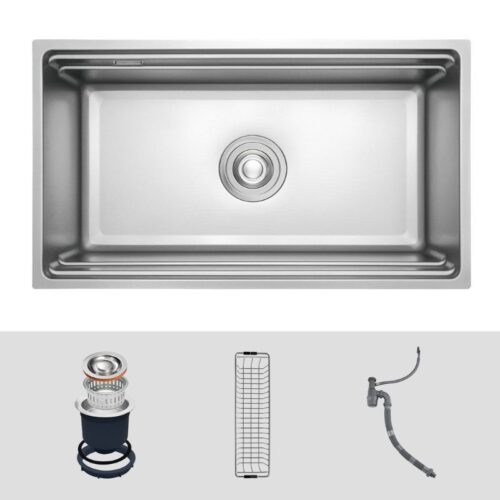 Chậu rửa bát 1 hố Kluger KWU8161FS-S76 3 Chi tiết chậu rửa bát 1 hố Kluger KWU8161FS-S76