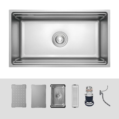 Chậu rửa bát 1 hố Kluger KWU8161FS-S76 Plus 4 Chi tiết chậu rửa bát 1 hố Kluger KWU8161FS-S76 Plus