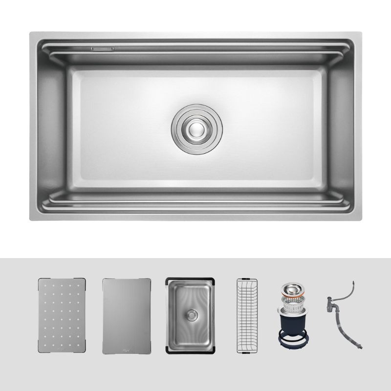 Chi tiết chậu rửa bát 1 hố Kluger KWU8161FS-S76 Plus Chi tiết chậu rửa bát 1 hố Kluger KWU8161FS-S76 Plus