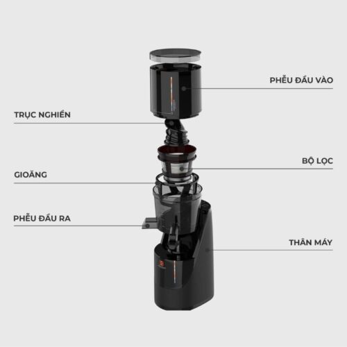 Máy ép chậm Hawonkoo SJH-045-CF 4 Chi tiết máy ép chậm Hawonkoo SJH-045-CF