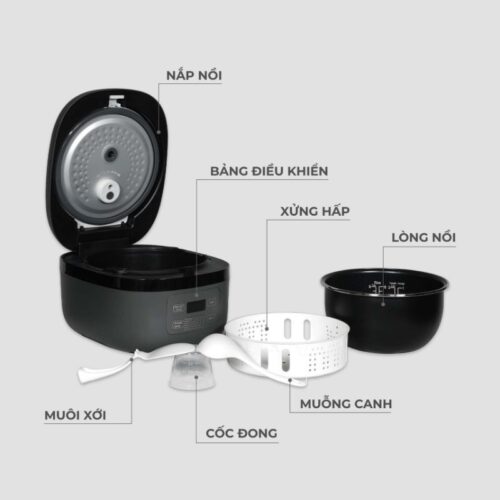 Nồi cơm điện cao tần 1.5L Hawonkoo RCH-152-IH-CF 4 Chi tiết nồi cơm điện cao tần 1.5L Hawonkoo RCH-152-IH-CF
