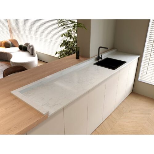 Đá nhân tạo Vicostone Delta BQ8402 4 hinh anh da nhan tao vicostone delta bq8402
