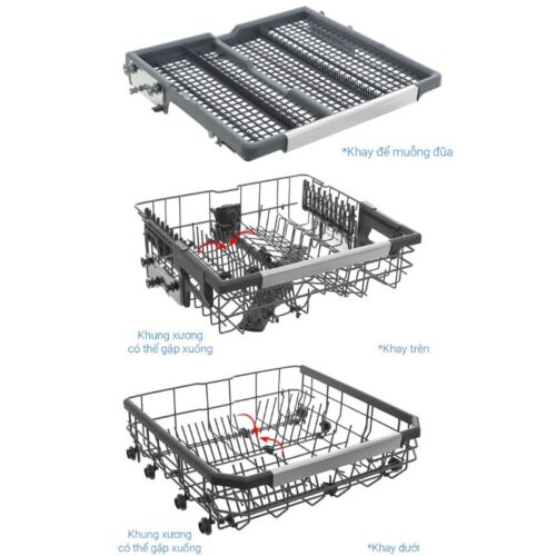 Máy rửa bát LG LDT14BLA4 ABMPEVN 4 Khay máy rửa bát LG LDT14BLA4 ABMPEVN