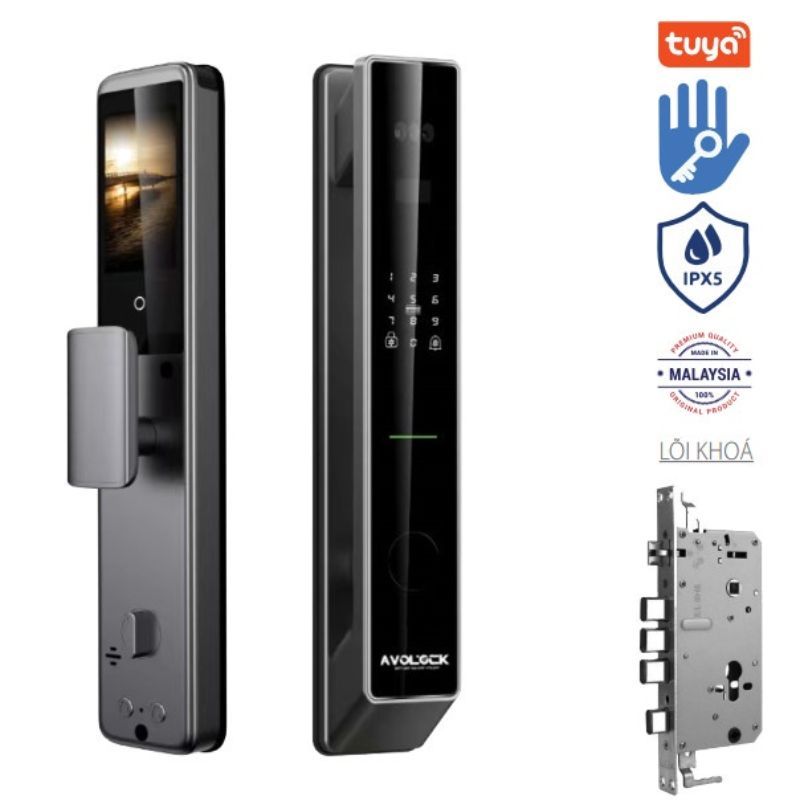 Khóa thông minh Avolock AL-80FRVT-B Khóa thông minh Avolock AL-80FRVT-B